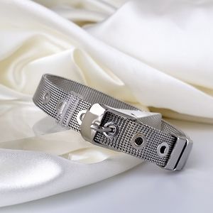 NEW Silver Steel Mesh Belt Dog Collar Bracelet